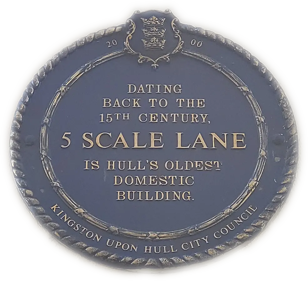 Plaque - Hull's Oldest Dwelling